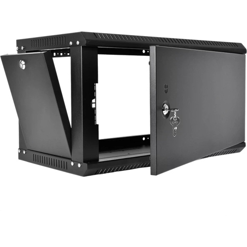 Шкаф коммутационный ЦМО ШРН-6.650.1-9005 настенный 6U 600x650мм черный