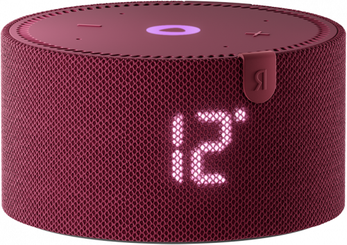 Умная колонка Яндекс  Станция Мини С Часами Красный Гранат