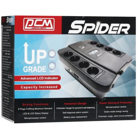 ИБП Powercom SPD-900U LCD