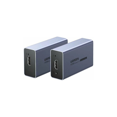 Удлинитель UGREEN CM609 (90811EU) HDMI Extender 50m Over a Single Cat5e/6 50m (EU) Gray