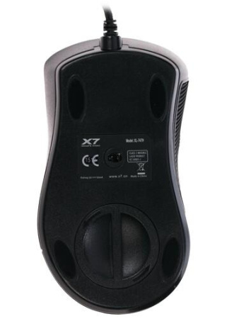 Мышь проводная A4Tech XL-747H  черный