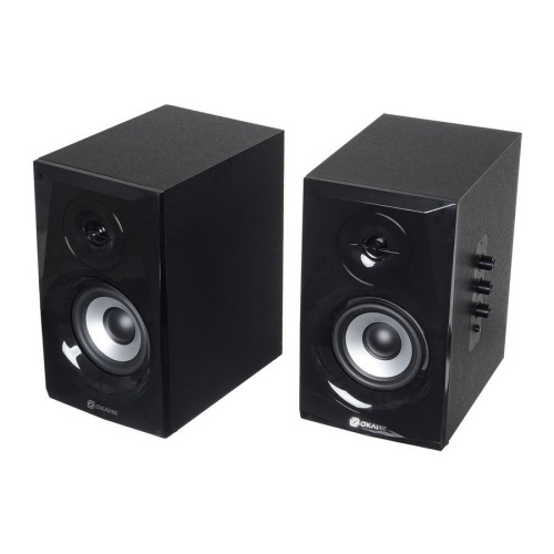 Колонки Oklick OK-166 BT 2.0 черный 40Вт