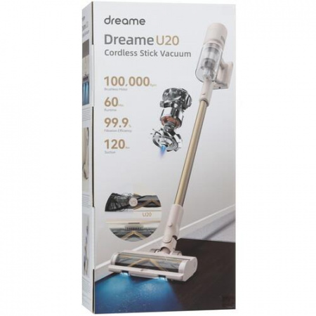 Пылесос  вертикальный  Dreame U20  бежевый