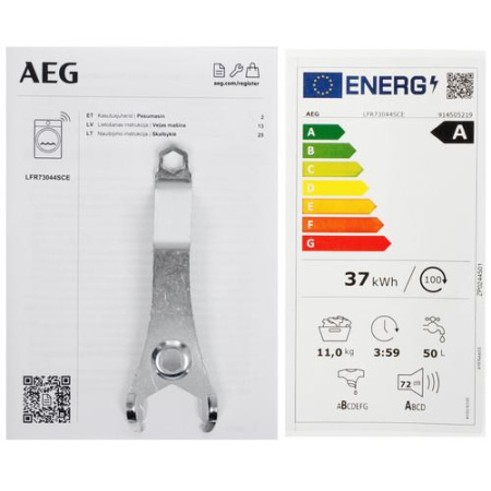 Стиральная машина AEG LFR73044SCE белый