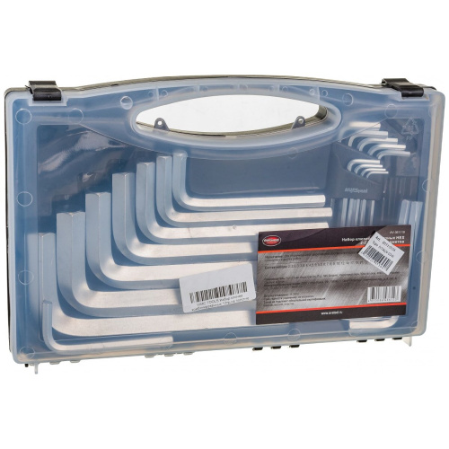 Набор ключей шестигранных AV Steel AV-361119 Г-образных HEX 2-22мм 19 предм.