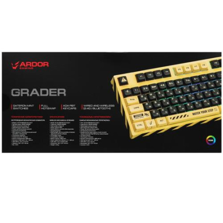 Клавиатура проводная + беспроводная ARDOR GAMING Grader