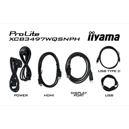 Монитор Iiyama ProLite XCB3497WQSNPH-B1 черный