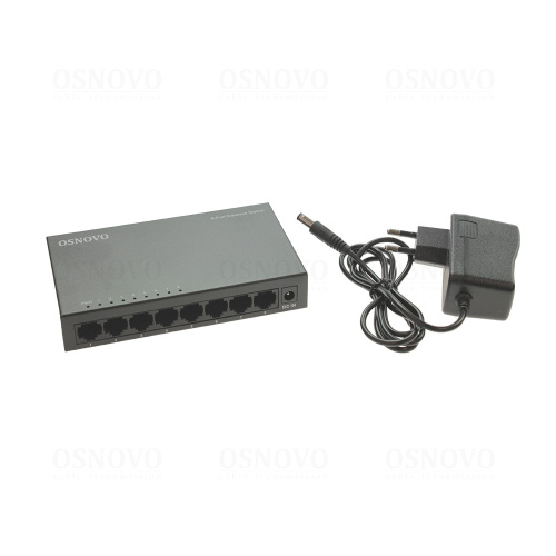 Коммутатор неуправляемый Osnovo SW-8F 8x100Мбит/с