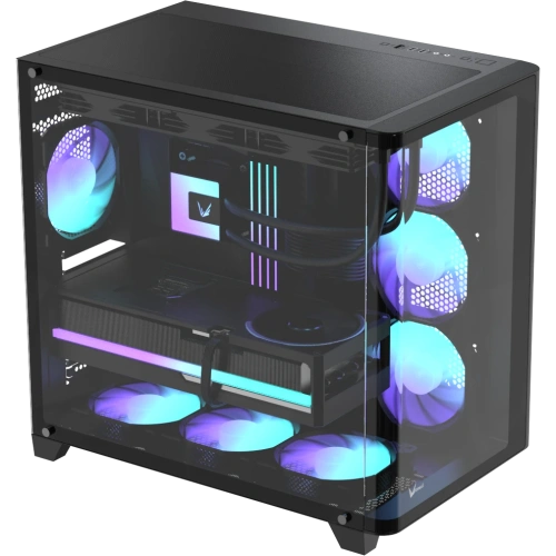 Корпус Formula Crystal U2, ATX, Midi-Tower, без БП, черный