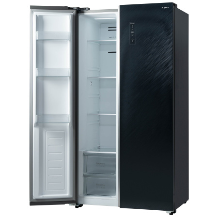 Холодильник Бирюса SBS 541 TBG черное стекло