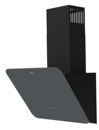 Вытяжка наклонная Оasis  ML-60B черный/серый