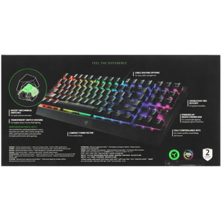 Клавиатура проводная Razer BlackWidow V3 TKL