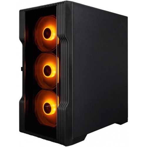 Корпус 1STPLAYER Trilobite T3-G ARGB Black (T3-G-BK-4F7) / mATX / 4x120mm ARGB fans