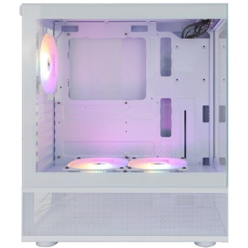 Корпус 1STPLAYER Miku Mi7-A White (Mi7-A-WH-2F1R-W-1F1-W) / ATX / 3x120mm LED fans