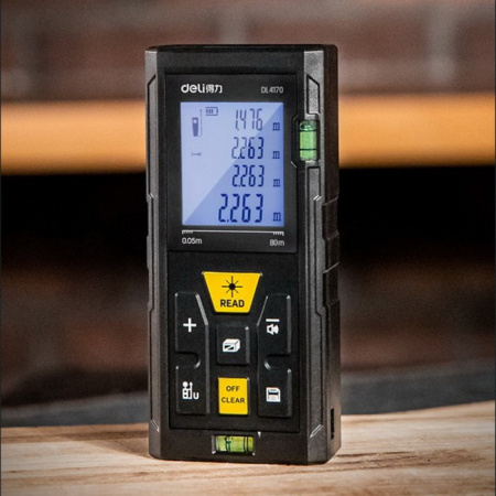 Лазерный дальномер Deli DL4170