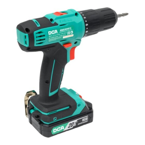Дрель-шуруповерт DCA ADJZ2035i13 (Type ADM) АКБ+ЗУ