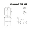 Мойка Weissgauff WG 46008 Anthracite