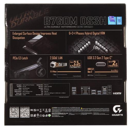Материнская плата GIGABYTE B760M DS3H