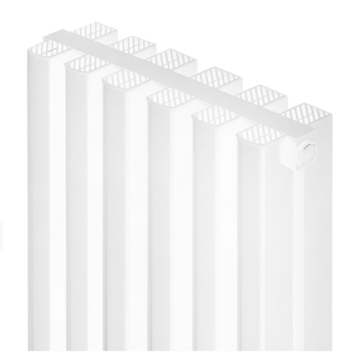 Алюминиевый радиатор отопления Stout SRA-2120-200006 Tonale 2000 6 секций белый RAL 9010