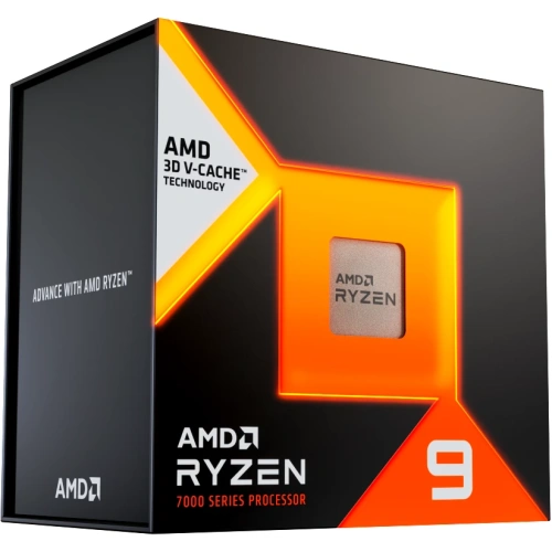 Процессор AMD Ryzen 9 7900X3D (100-100000909WOF) BOX (Raphael, 5nm, C12/T24, Base 4,4GHz, Turbo 5,6GHz, RDNA 2 Graphics, L3 128Mb, TDP 120W, SAM5)