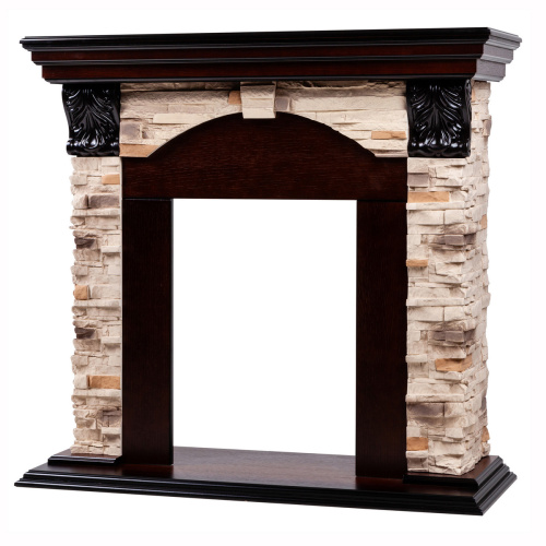 Портал каминный из МДФ RealFlame Dublin Rock под очаги (Majestic, Fobos, Eugene, 3D Olympic, 3D Oregan)