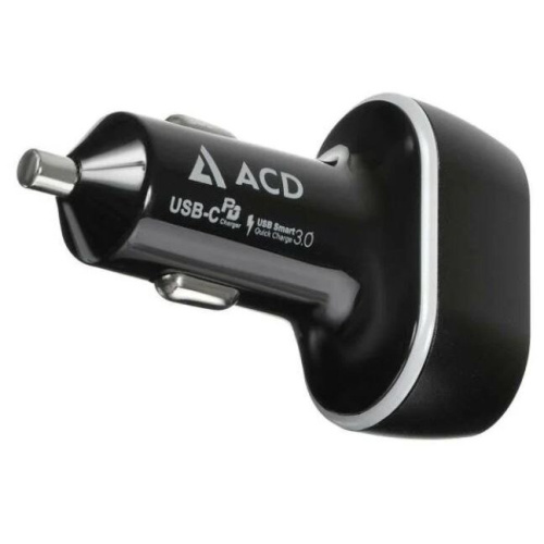 АЗУ ACD (ACD-С632P-V1B) 63Вт, 2xUSB 1PD+1QC, 3.6~20В/3А
