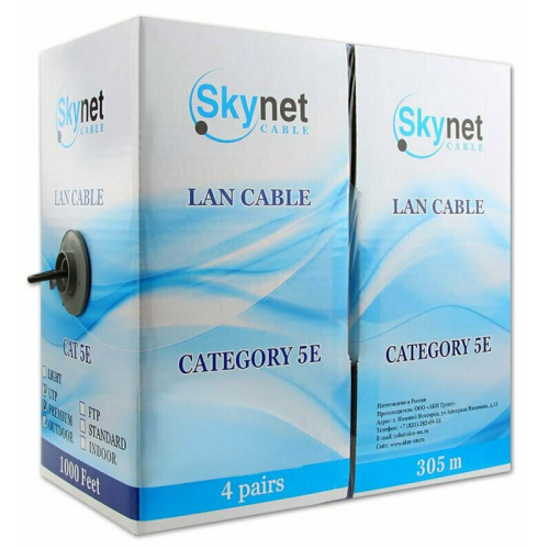 Витая пара SkyNet Premium CSP-UTP-4-CU-OUTR