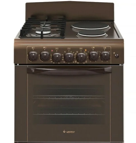 Комбинированная плита Gefest ПГЭ 6112-02 0137 коричневый