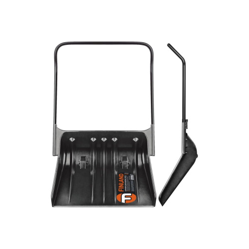 Лопата-скрепер Центроинструмент Finland (1714-Ч) д/уборки снега с алюминиевой ручкой