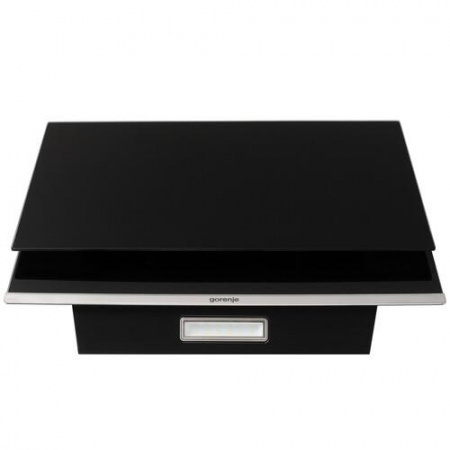 Вытяжка наклонная Gorenje WHI649X21P черный/серебристый