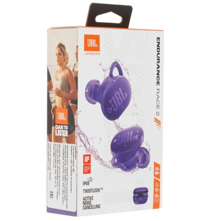 Наушники TWS JBL Endurance Race 2 фиолетовый