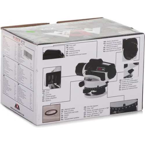 Оптический нивелир ADA Ruber 32 с поверкой (А00201)