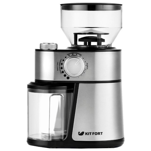 Кофемолка Kitfort КТ-717 нерж/черный
