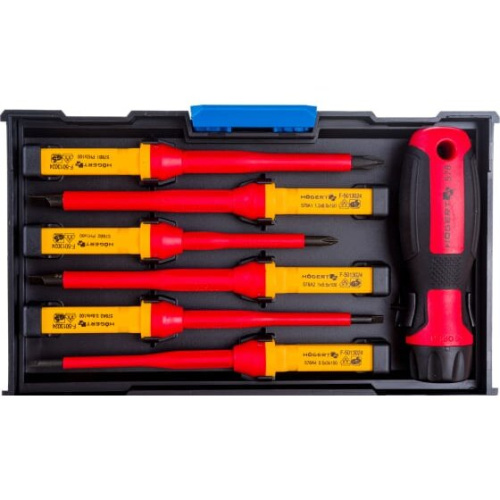 Набор диэлектрических отверток для точных работ Hoegert Technik HT1S997 13 предметов