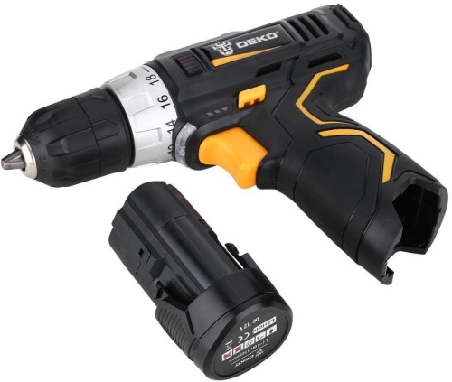 Дрель-шуруповерт Deko GCD12DU3 063-4096 аккум. патрон:быстрозажимной