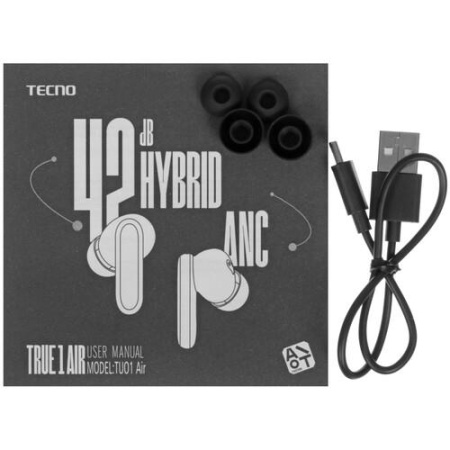 Наушники TWS Tecno True 1 Air черный