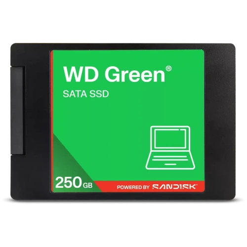 SSD WD Green WDS250G5G0A 250GB, 2.5", SATA III, R/W - 545/510 MB/s 3D-NAND