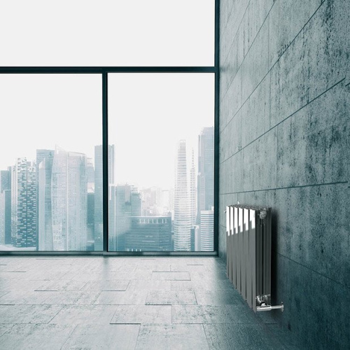 Биметаллический радиатор отопления  Royal Thermo Pianoforte 500 4 Секции Silver Satin