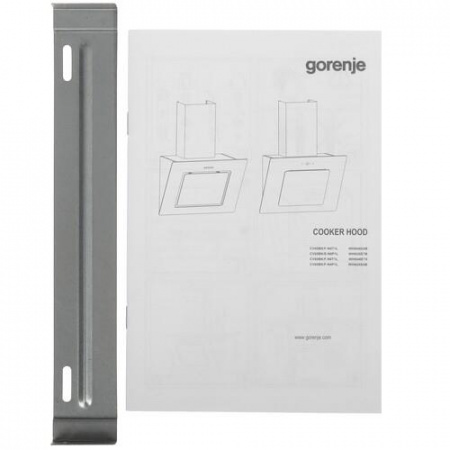 Вытяжка каминная Gorenje WHI626E6B черный/серый