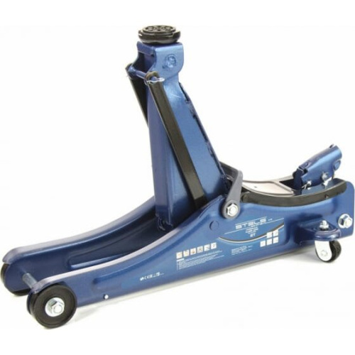 Домкрат STELS 51129 гидравлический подкатной 2 тонны low profile 80-380мм