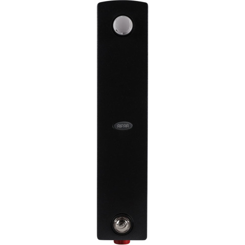 Биметаллический радиатор отопления Rifar Supremo Ventil SVR 350 12 секций нижнее правое подключение антрацит