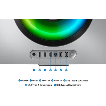 Монитор Samsung S34DG852SMXUE серебристый