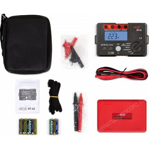 Мегаомметр RGK RT-25 с поверкой 779708