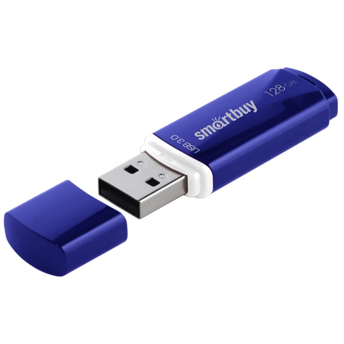 USB-флешка SMARTBUY SB128GBCRW-Bl Crown 128Gb USB 3.0, синий