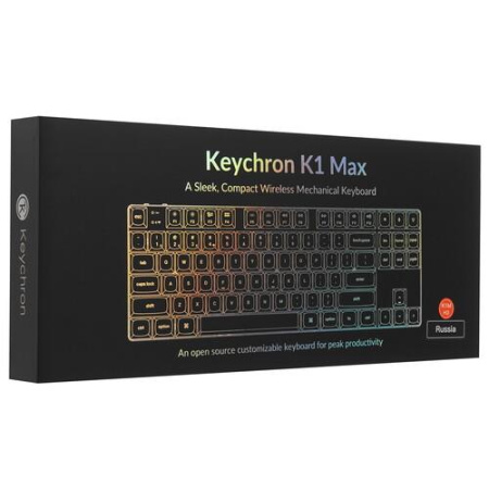 Клавиатура проводная + беспроводная Keychron K1 Max