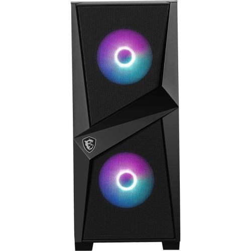 Корпус MSI MAG Forge 100R / mid-tower, ATX, tempered glass side panel / 2x A-RGB 120mm & 1x 120mm fans inc