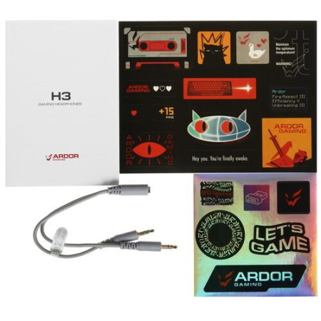 Проводные наушники ARDOR GAMING H3 белый