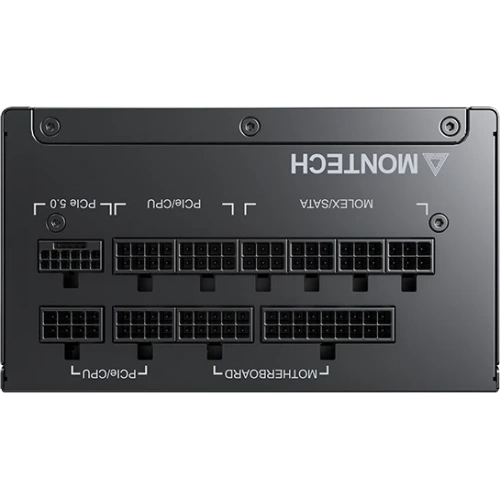 Блок питания Montech Titan Gold 850W / ATX 3.0, APFC, 80 Plus Gold, Half Bridge LLC, DC-DC, Japan caps, 135mm fan, full modular