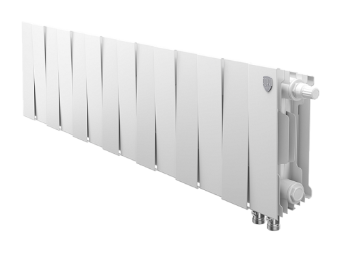 Биметаллический радиатор отопления  Royal Thermo Pianoforte 200 14 Секций Bianco Traffico Vdr