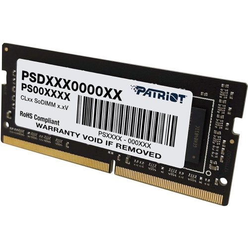 ОЗУ PATRIOT Signature Line PSD48G26662S DDR4 8Гб 8Гбх1 2666 МГц 1.2 В черный